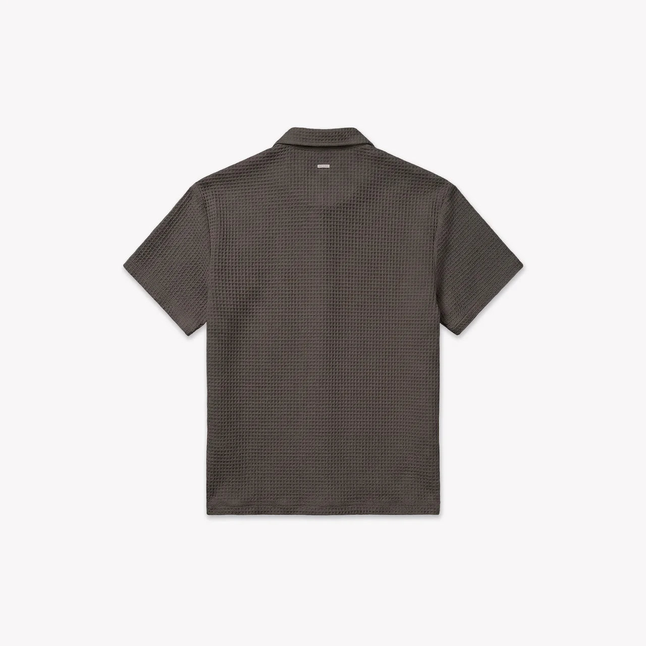 Croyez Initial Waffle Shirt - Washed Brown