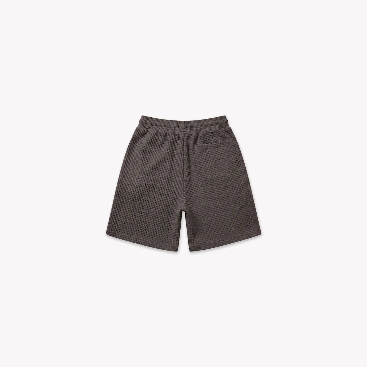 Croyez Initial Waffle Shorts - Washed Brown