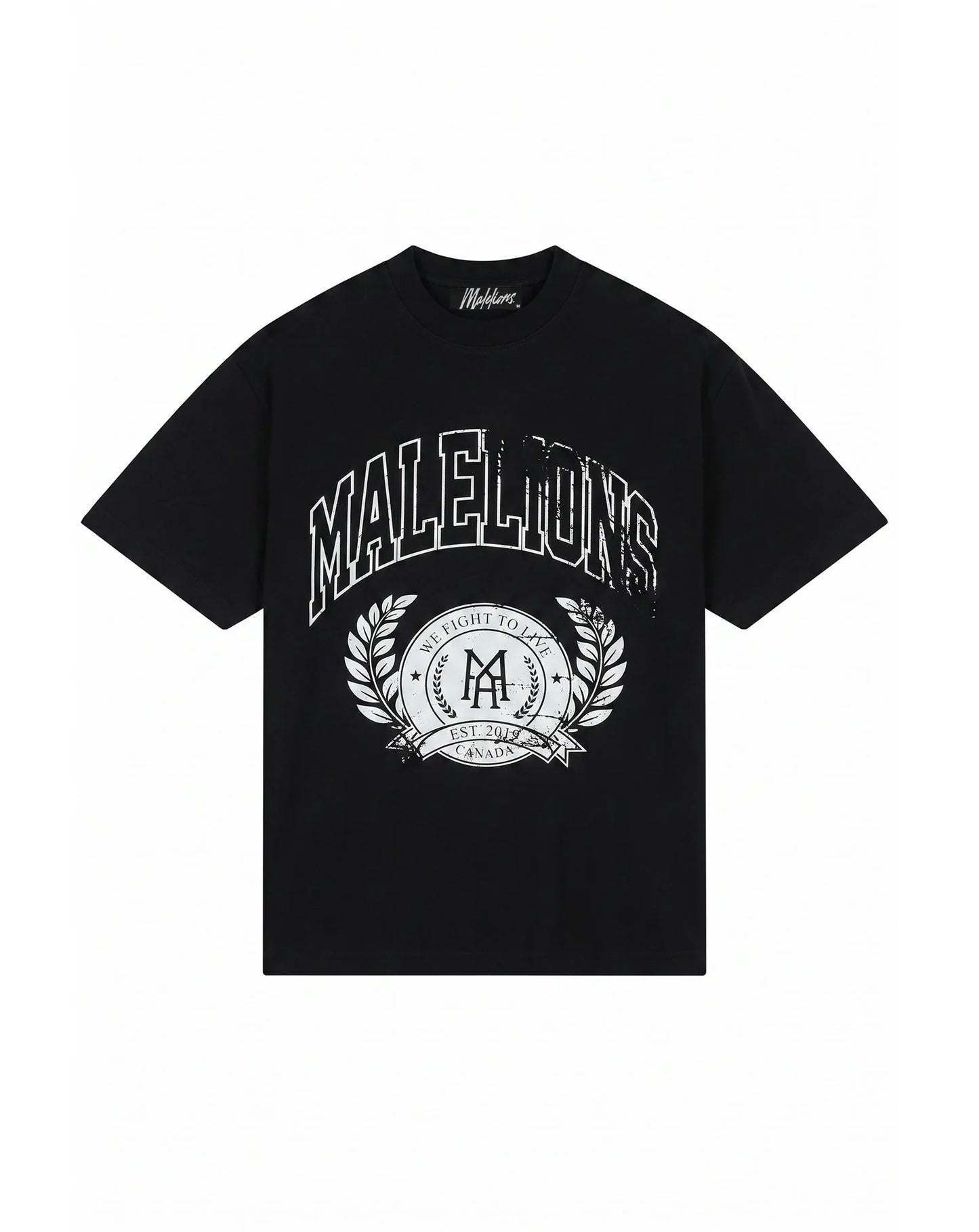 Malelions Men Community T-Shirt Black