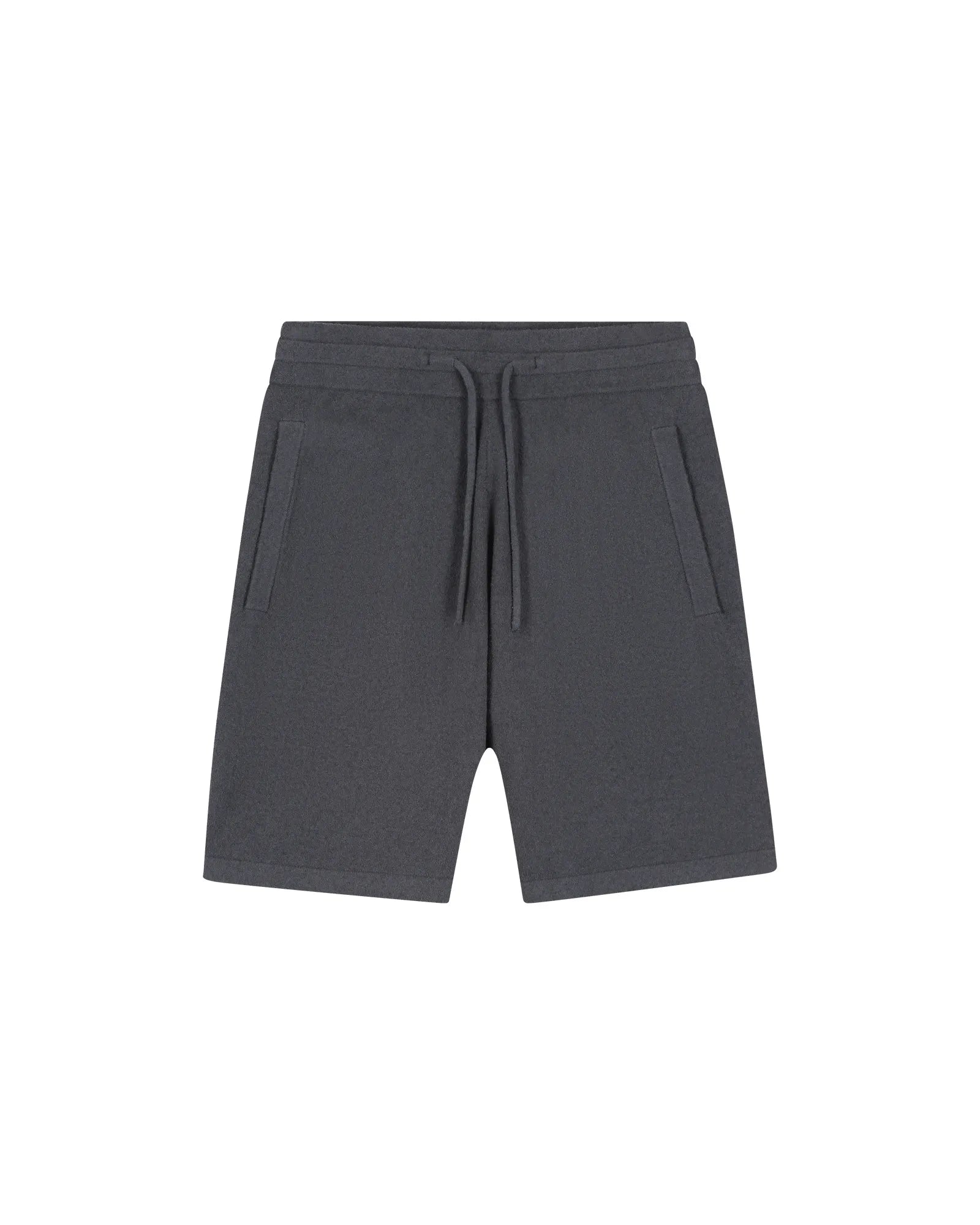 Malelions Men Bouclé Shorts - Antra Grey