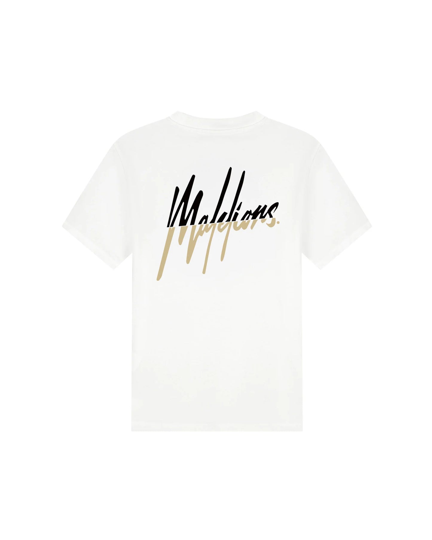 Malelions Men Split T-Shirt White