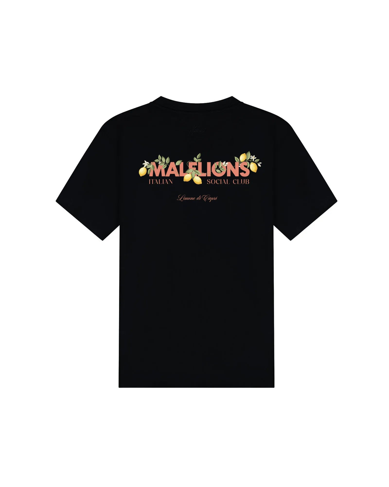 Malelions Men Limone Di Capri T-Shirt - Black