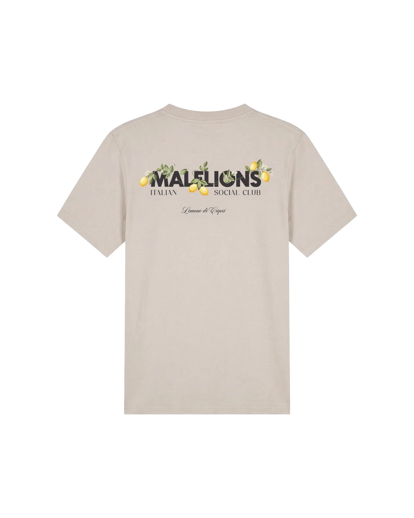 Malelions Men Limone Di Capri T-Shirt - Light Taupe