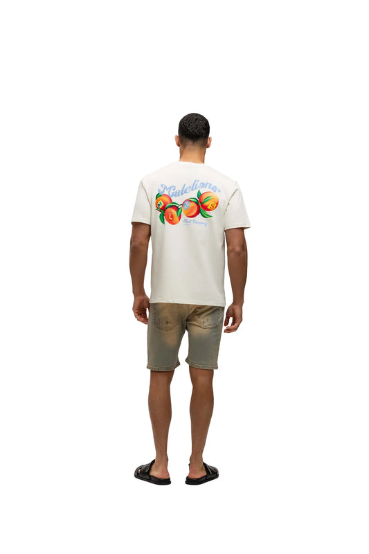 Malelions Men Fruit Company T-Shirt - Off-White