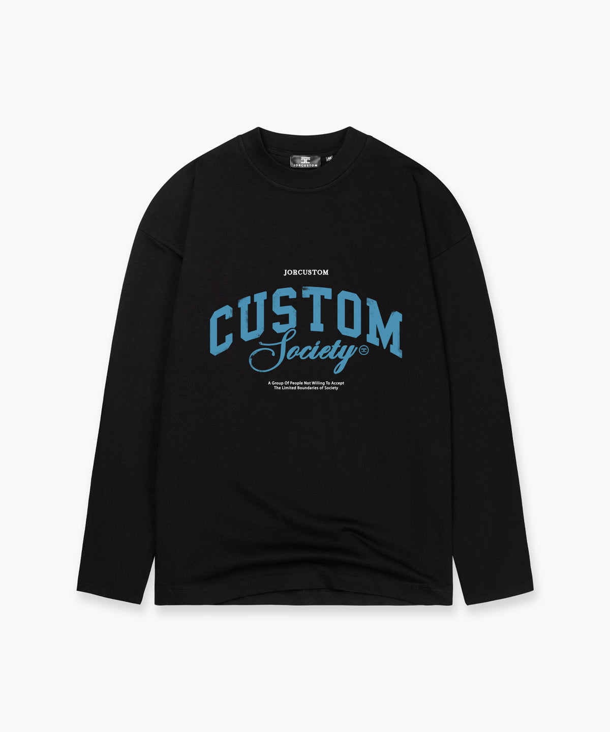 JorCustom CustomSociety Longsleeve T-Shirt Black