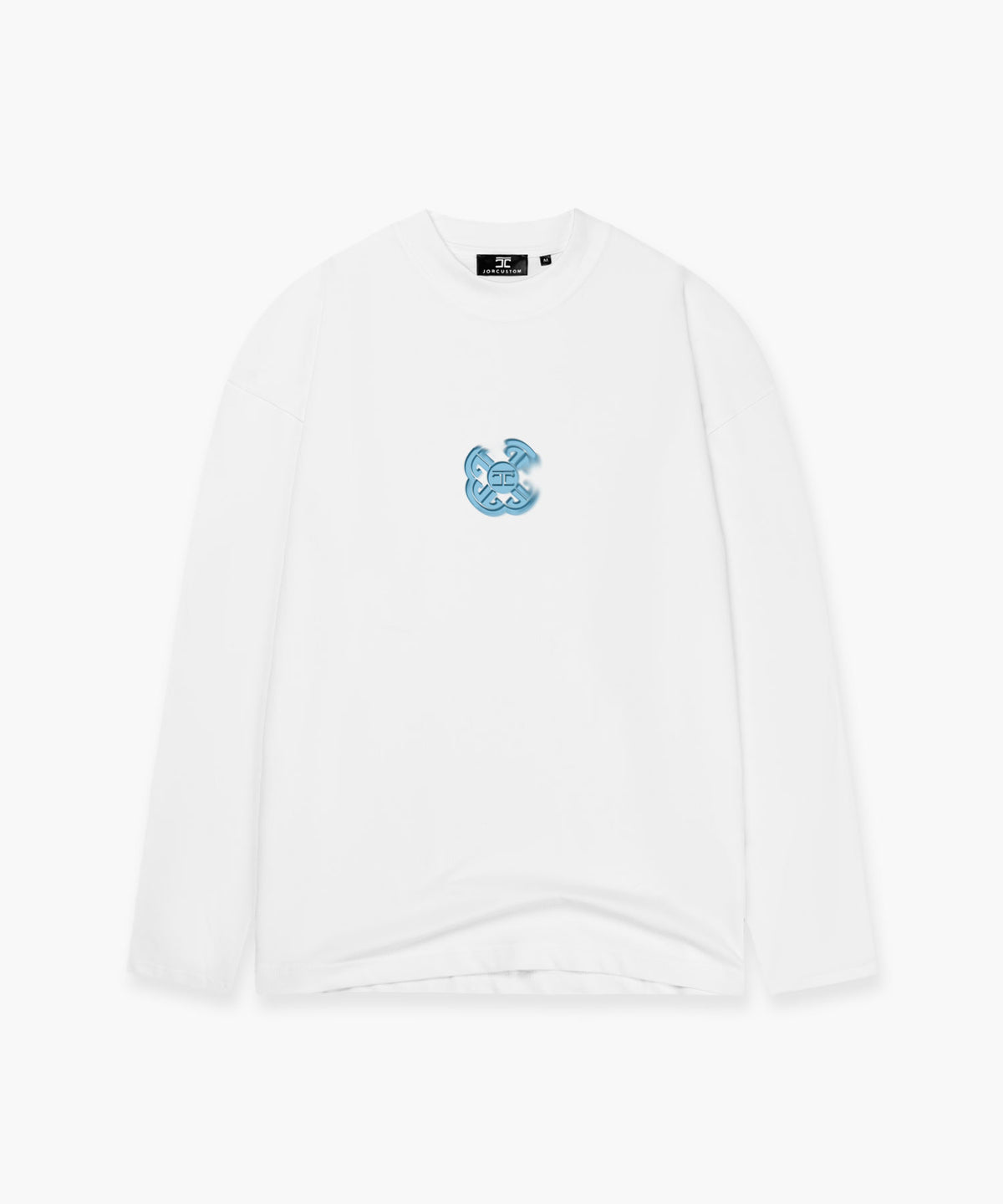 JorCustom Monogram Longsleeve T-Shirt White