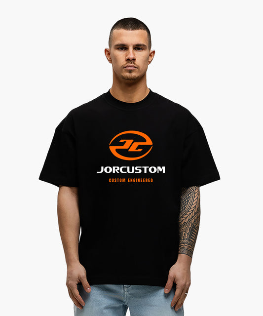 Jorcustom Engineered loose Fit T-Shirt Black