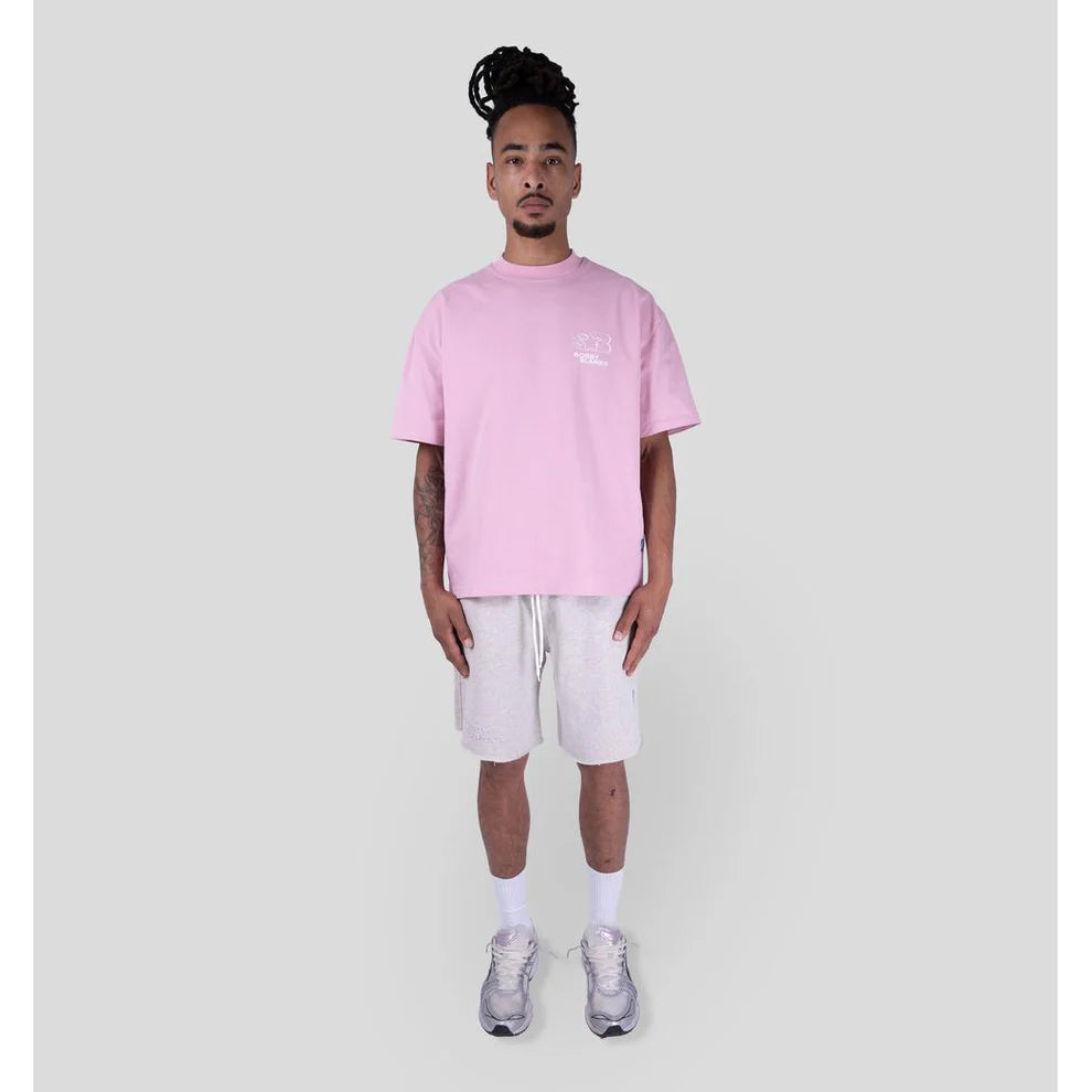 Bobby Blanks Oxford Tee Pink/White T-Shirt