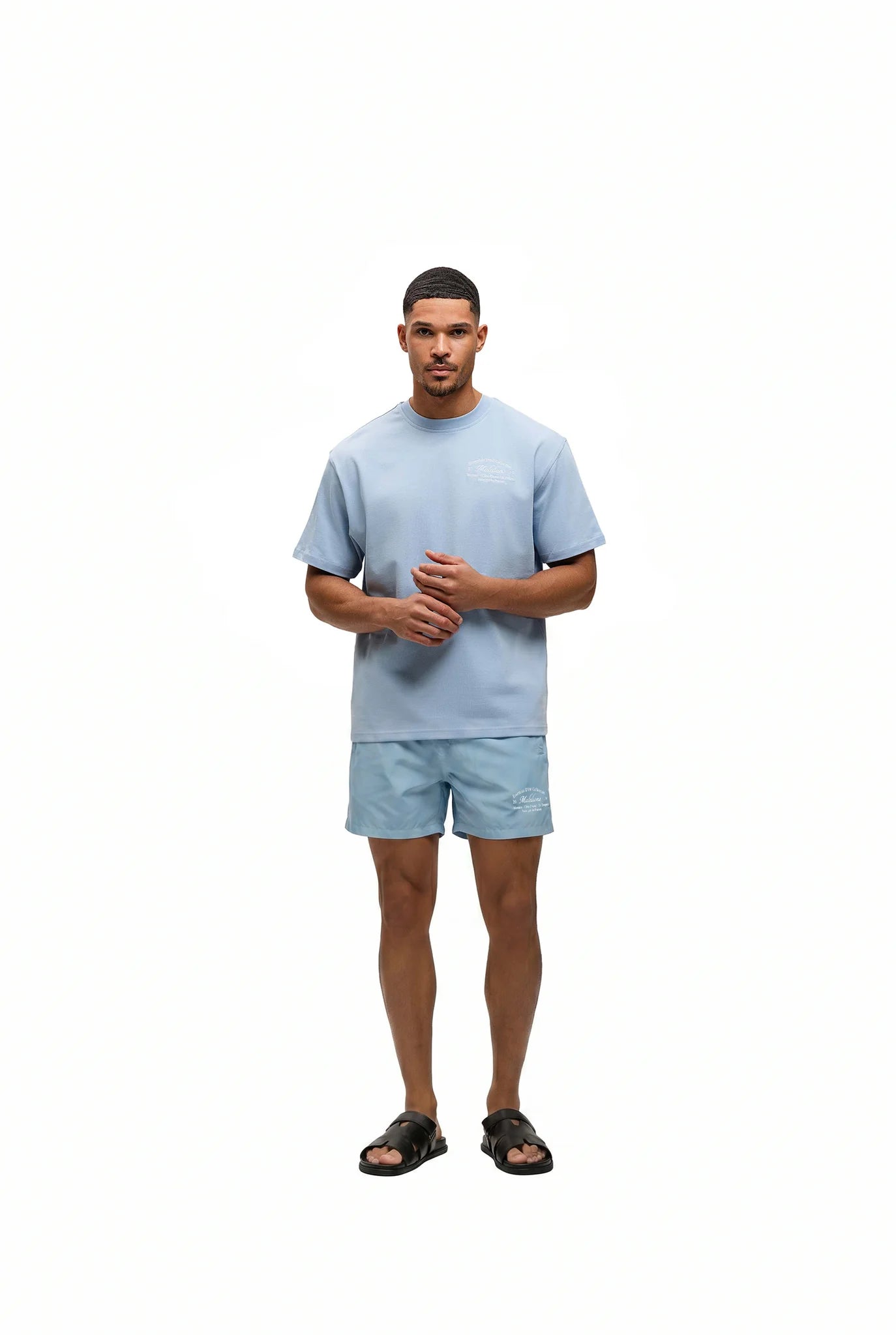 Malelions Men Marina Swim Shorts - Vista Blue