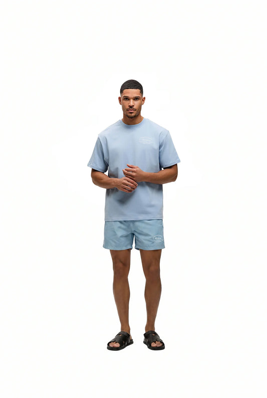 Malelions Men Marina Swim Shorts - Vista Blue