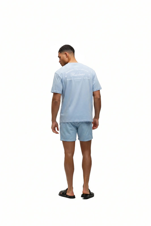 Malelions Men Marina Swim Shorts - Vista Blue