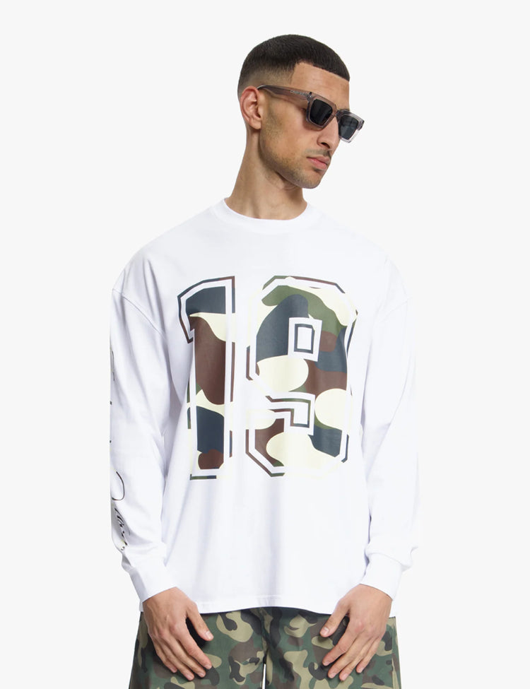 Croyez Camo Longsleeve - White