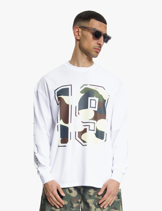 Croyez Camo Longsleeve - White