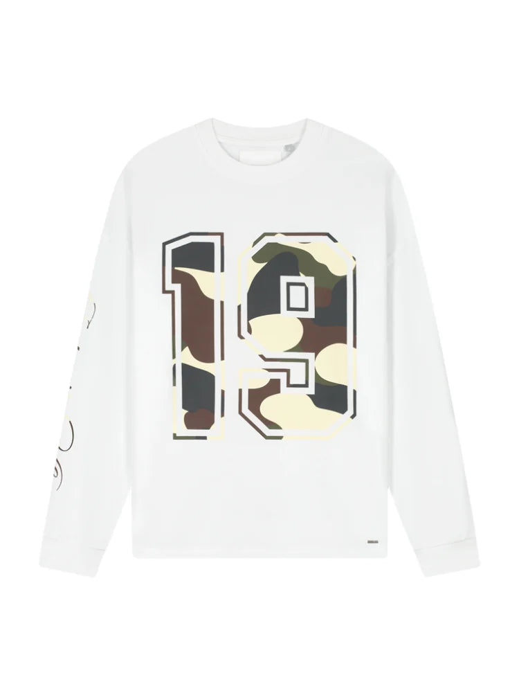 Croyez Camo Longsleeve - White