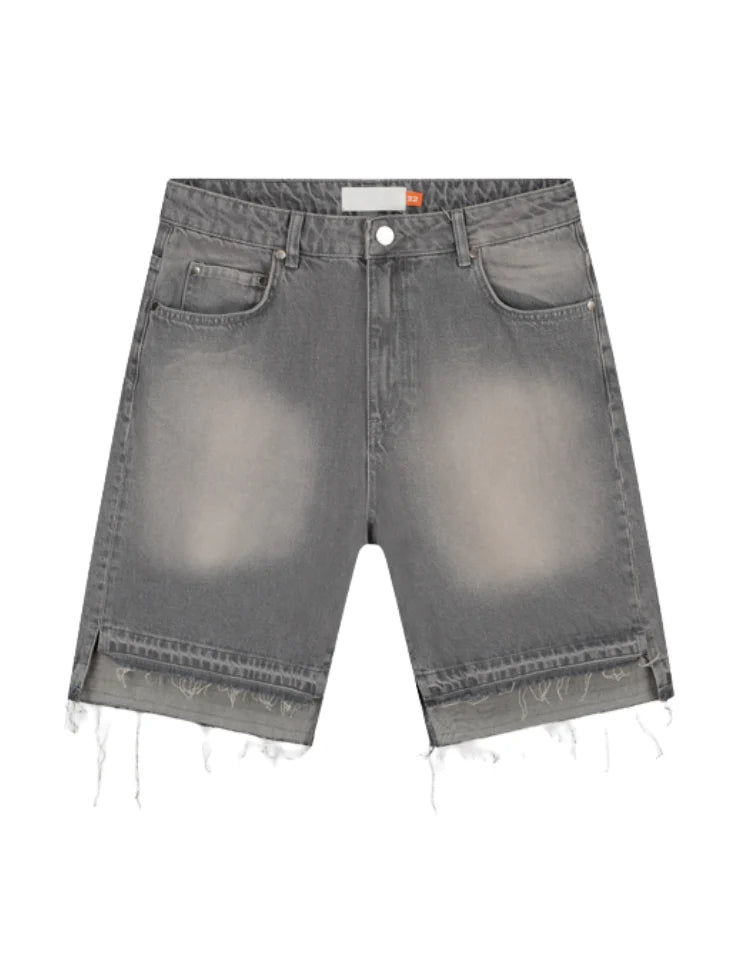 Croyez CD2 Stepped Hem Short - Light Grey