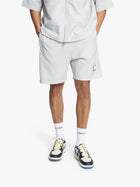 Croyez Crinkle Patch Shorts Light Grey