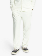 Croyez Plisse Straight Leg Pants Off-White