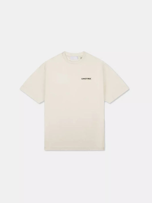 Croyez Etiquette T-Shirt Beige