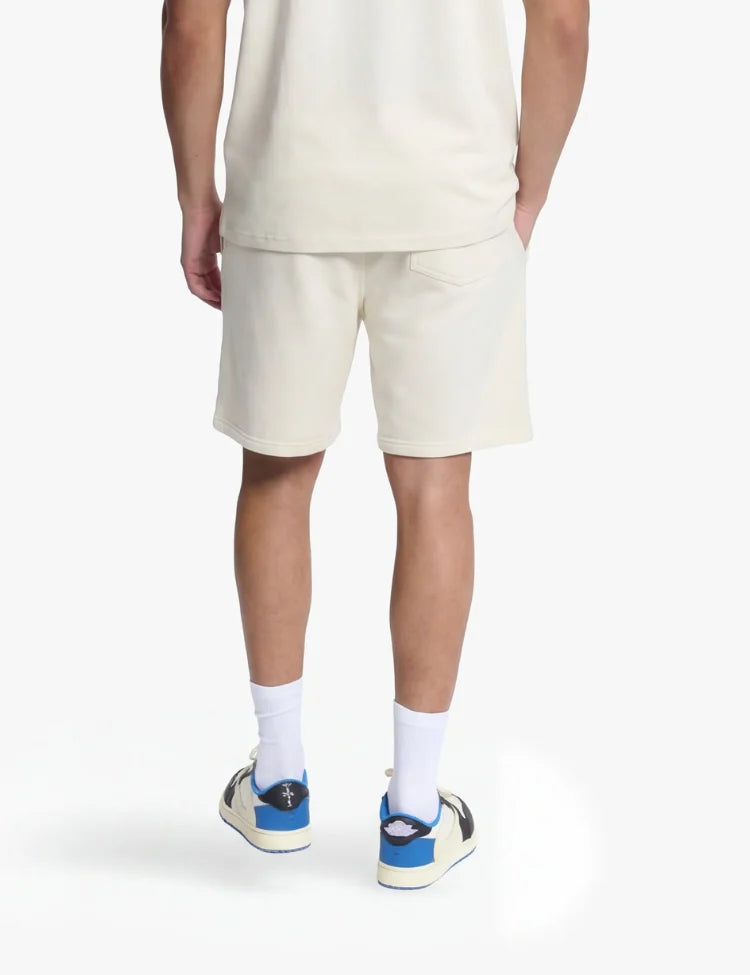 Croyez Overlay Fraternite Shorts - Off-White