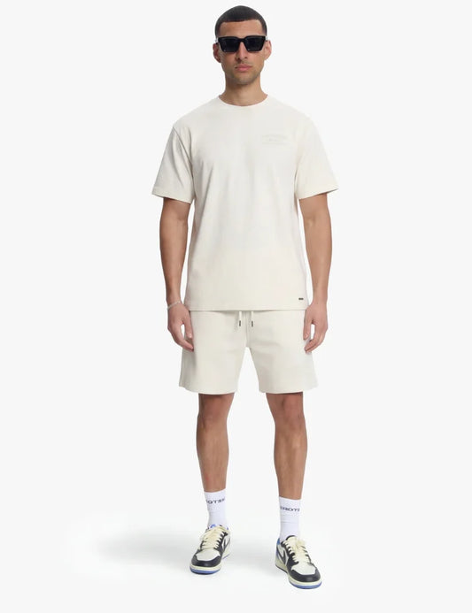 Croyez Overlay Fraternite Shorts - Off-White