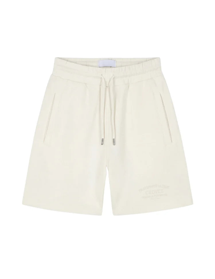 Croyez Overlay Fraternite Shorts - Off-White