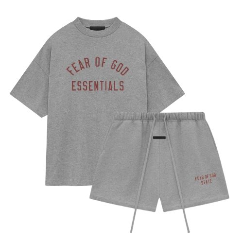 Essentials State Grey Shorts
