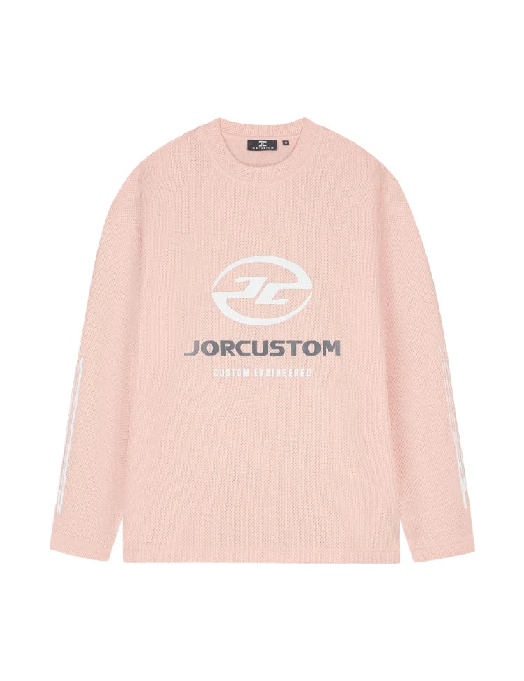 JorCustom Longsleeve Mesh T-Shirt AshPink