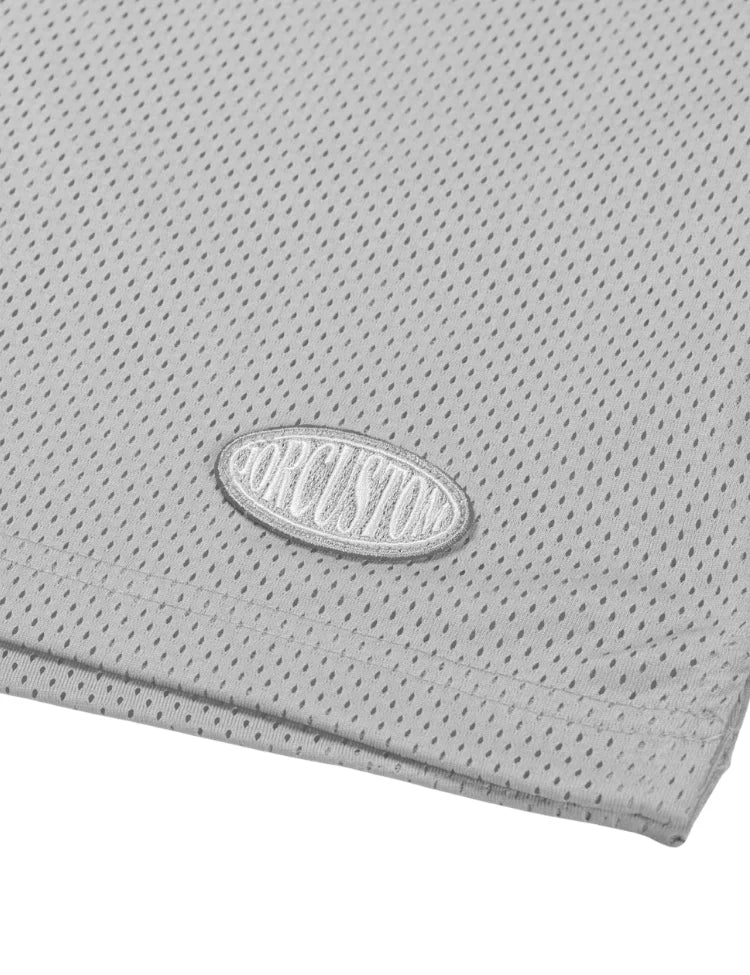 Stretched Mesh Short - LightGrey
