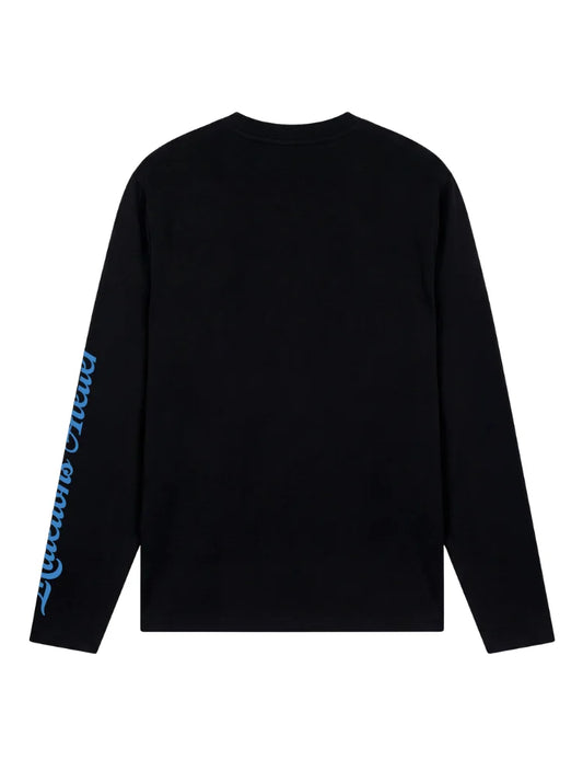 Malelions Men University Longsleeve T-Shirt Black